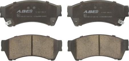 ABE C13062ABE - Тормозные колодки, дисковые, комплект autospares.lv