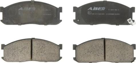 ABE C13025ABE - Тормозные колодки, дисковые, комплект autospares.lv