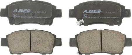 ABE C12084ABE - Тормозные колодки, дисковые, комплект autospares.lv