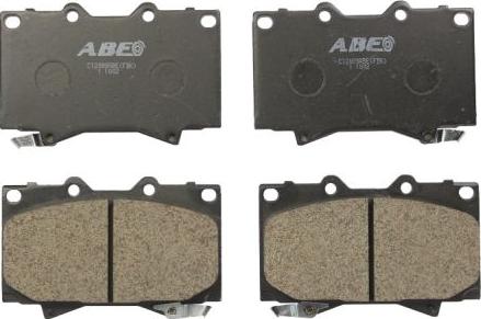 ABE C12088ABE - Тормозные колодки, дисковые, комплект autospares.lv