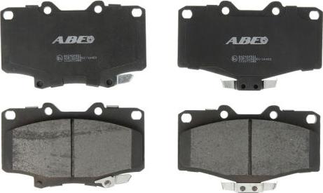 ABE C12071ABE - Тормозные колодки, дисковые, комплект autospares.lv