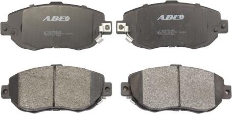 ABE C12072ABE - Тормозные колодки, дисковые, комплект autospares.lv