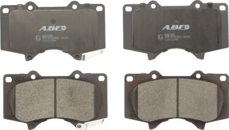 ABE C12111ABE - Тормозные колодки, дисковые, комплект autospares.lv