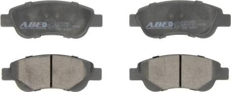ABE C12112ABE - Тормозные колодки, дисковые, комплект autospares.lv