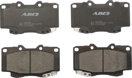 ABE C12130ABE - Тормозные колодки, дисковые, комплект autospares.lv