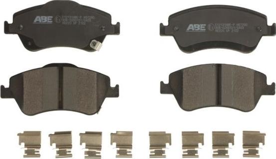 ABE C12131ABE-P - Тормозные колодки, дисковые, комплект autospares.lv