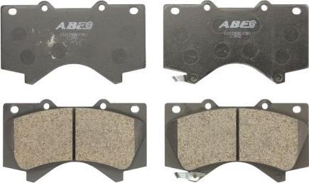 ABE C12129ABE - Тормозные колодки, дисковые, комплект autospares.lv