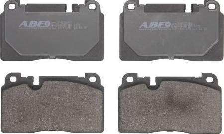 ABE C1A055ABE - Тормозные колодки, дисковые, комплект autospares.lv