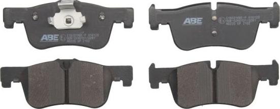 ABE C1B031ABE-P - Тормозные колодки, дисковые, комплект autospares.lv