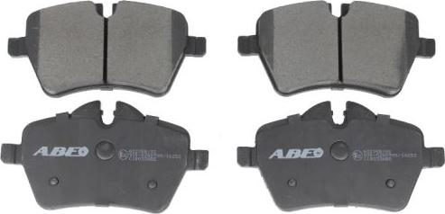 ABE C1B033ABE - Тормозные колодки, дисковые, комплект autospares.lv