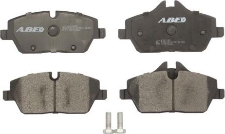 ABE C1B023ABE - Тормозные колодки, дисковые, комплект autospares.lv