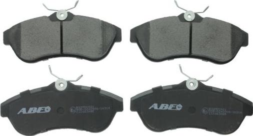 ABE C1C063ABE - Тормозные колодки, дисковые, комплект autospares.lv