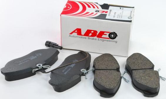 ABE C1F041ABE - Тормозные колодки, дисковые, комплект autospares.lv