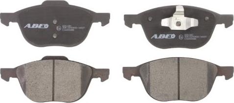 ABE C1G055ABE - Тормозные колодки, дисковые, комплект autospares.lv