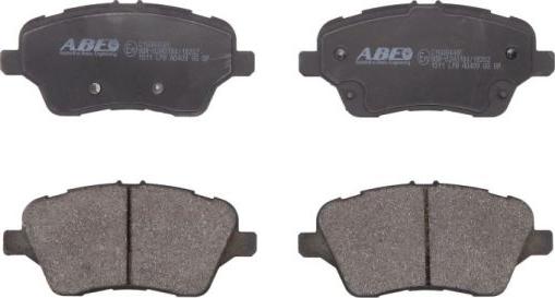 ABE C1G064ABE - Тормозные колодки, дисковые, комплект autospares.lv