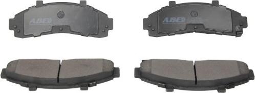 ABE C1G063ABE - Тормозные колодки, дисковые, комплект autospares.lv