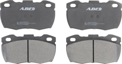 ABE C1I006ABE - Тормозные колодки, дисковые, комплект autospares.lv