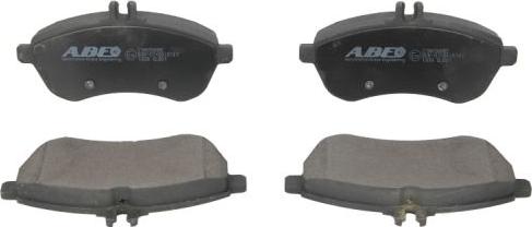 ABE C1M056ABE - Тормозные колодки, дисковые, комплект autospares.lv