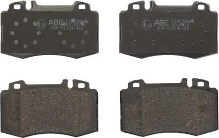 ABE C1M058ABE - Тормозные колодки, дисковые, комплект autospares.lv