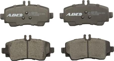 ABE C1M022ABE - Тормозные колодки, дисковые, комплект autospares.lv
