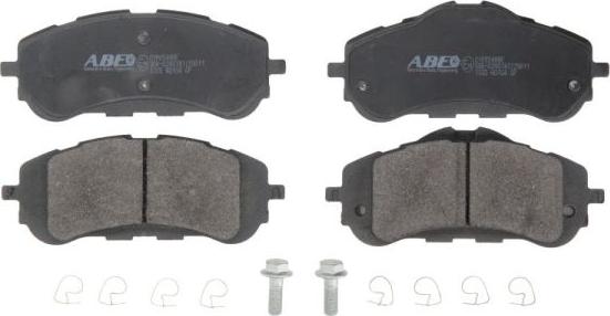 ABE C1P054ABE - Тормозные колодки, дисковые, комплект autospares.lv
