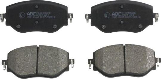 ABE C1R055ABE - Тормозные колодки, дисковые, комплект autospares.lv