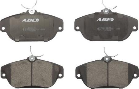 ABE C1V018ABE - Тормозные колодки, дисковые, комплект autospares.lv