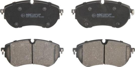 ABE C1W081ABE - Тормозные колодки, дисковые, комплект autospares.lv