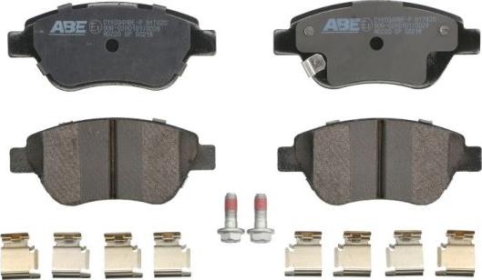 ABE C1X034ABE-P - Тормозные колодки, дисковые, комплект autospares.lv