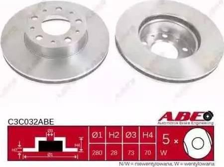 Alpha Brakes HTP-FT-036 - Тормозной диск autospares.lv