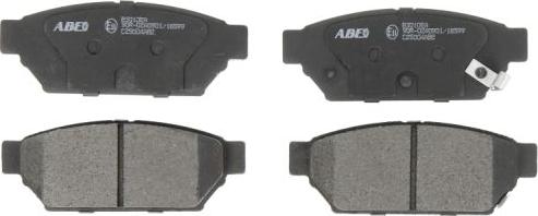 ABE C25004ABE - Тормозные колодки, дисковые, комплект autospares.lv