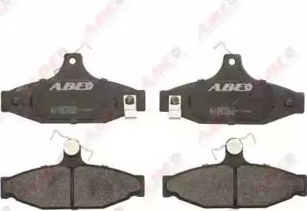 ABE C20003ABE - Тормозные колодки, дисковые, комплект autospares.lv