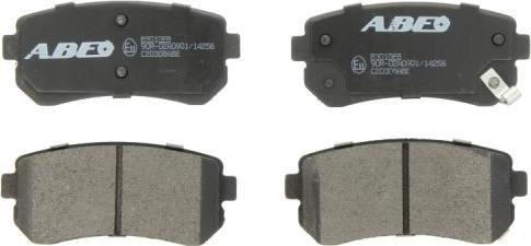 ABE C20308ABE - Тормозные колодки, дисковые, комплект autospares.lv