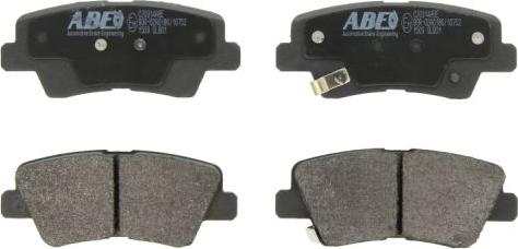 ABE C20314ABE - Тормозные колодки, дисковые, комплект autospares.lv