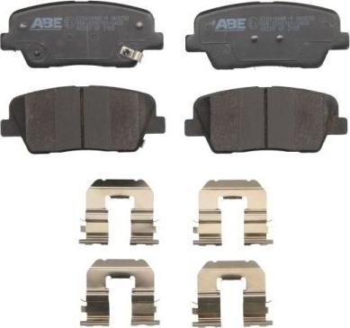 ABE C20316ABE-P - Тормозные колодки, дисковые, комплект autospares.lv