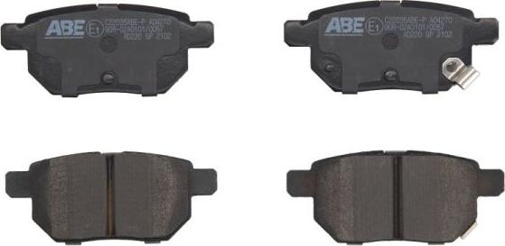 ABE C22035ABE-P - Тормозные колодки, дисковые, комплект autospares.lv