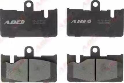 ABE C22024ABE - Тормозные колодки, дисковые, комплект autospares.lv