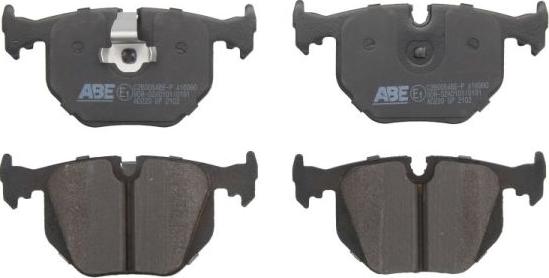 ABE C2B005ABE-P - Тормозные колодки, дисковые, комплект autospares.lv