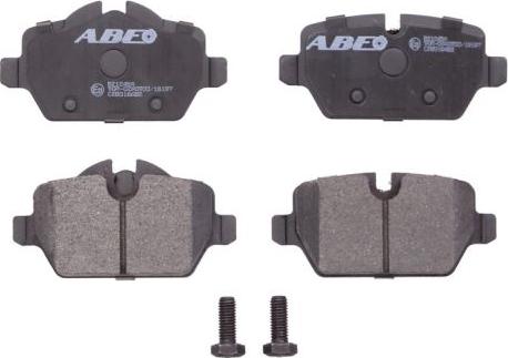 ABE C2B016ABE - Тормозные колодки, дисковые, комплект autospares.lv