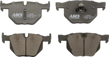 ABE C2B020ABE - Тормозные колодки, дисковые, комплект autospares.lv