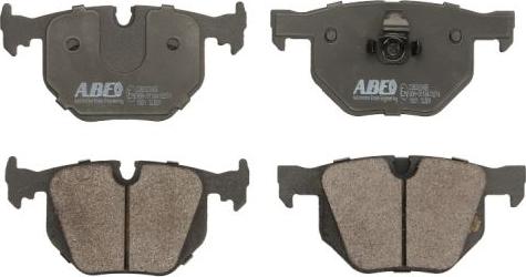 ABE C2B022ABE - Тормозные колодки, дисковые, комплект autospares.lv