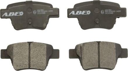 ABE C2C010ABE - Тормозные колодки, дисковые, комплект autospares.lv