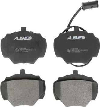 ABE C2I000ABE - Тормозные колодки, дисковые, комплект autospares.lv