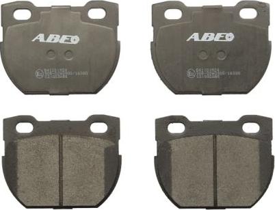 ABE C2I002ABE - Тормозные колодки, дисковые, комплект autospares.lv