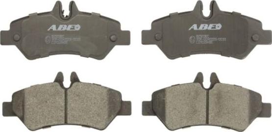 ABE C2M028ABE - Тормозные колодки, дисковые, комплект autospares.lv