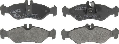 ABE C2W004ABE - Тормозные колодки, дисковые, комплект autospares.lv
