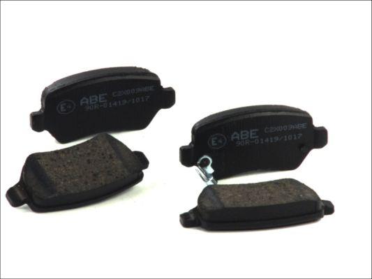 ABE C2X009ABE - Тормозные колодки, дисковые, комплект autospares.lv