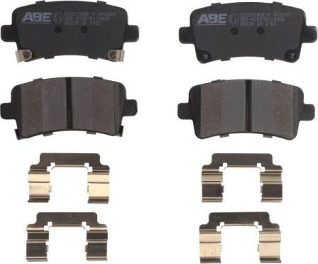 ABE C2X015ABE-P - Тормозные колодки, дисковые, комплект autospares.lv