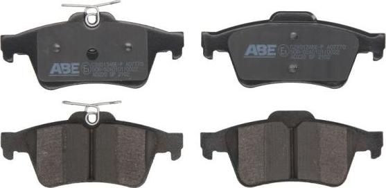 ABE C2X013ABE-P - Тормозные колодки, дисковые, комплект autospares.lv