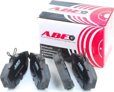 ABE C2Y014ABE - Тормозные колодки, дисковые, комплект autospares.lv